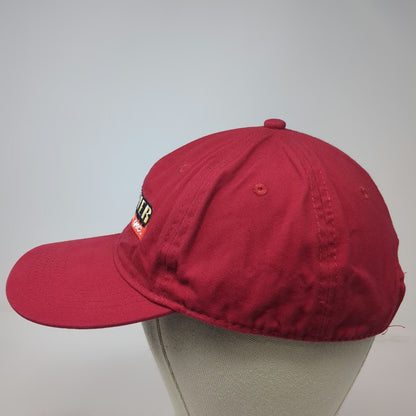 Port & Company Warner Construction Inc Red Baseball Cap One Size Strapback Hat