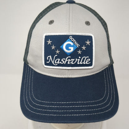 Gothic Nashville Snapback Trucker Hat Multicolor One Size Mesh Back District