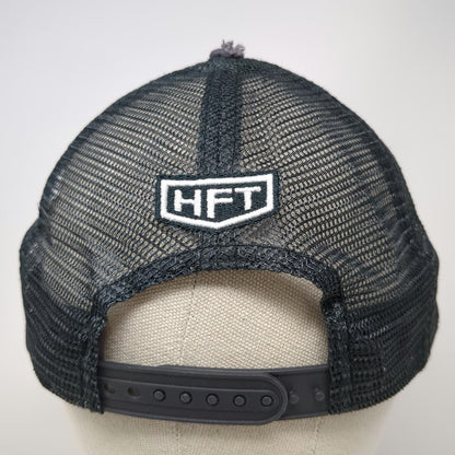 Harbor Freight Trucker Hat Gray One Size Mesh Back Snapback Patch HFT Est 1977