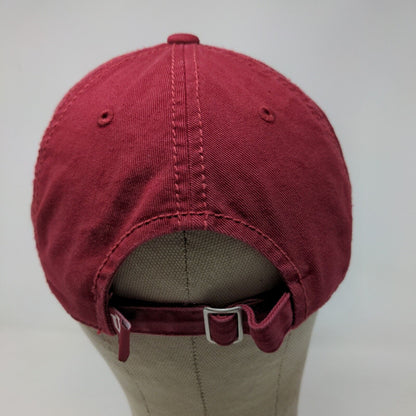 Top of the World Men's Slideback hat Red Embroidered IU Hoosiers Logo Cotton