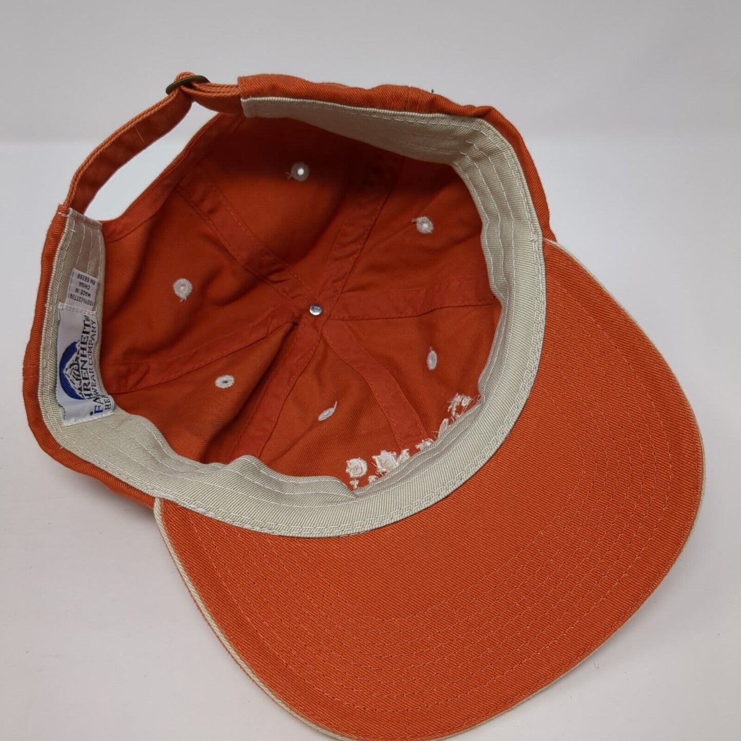 Koenig Distillery Vodka Famous Idaho Potato Slideback Hat Orange OS Fahrenheit
