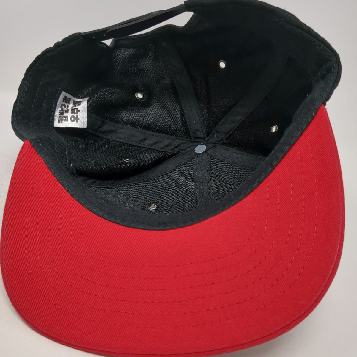 Cupbop Snapback Hat Black Red One Size Korean BBQ Restaurant Shhh Just Eat