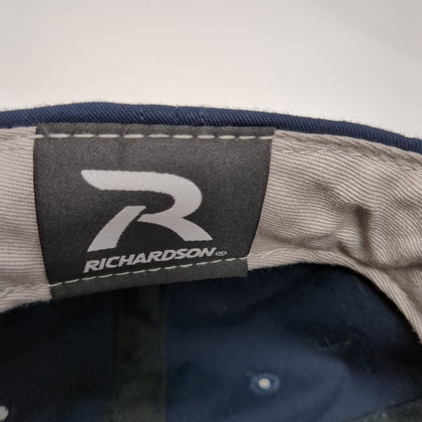 J Baseball Snapback Hat Blue M/L Adjustable Embroidered Pro212 Richardson
