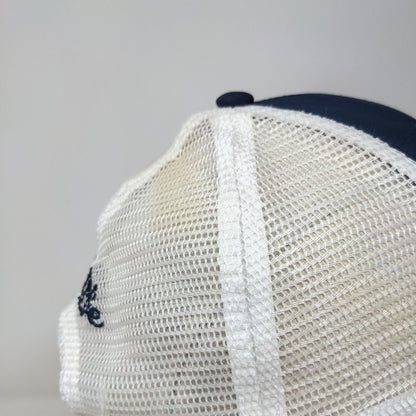 Salt Life Estd 2003 Snapback Trucker Hat Blue OSFM Embroidered Mesh Back