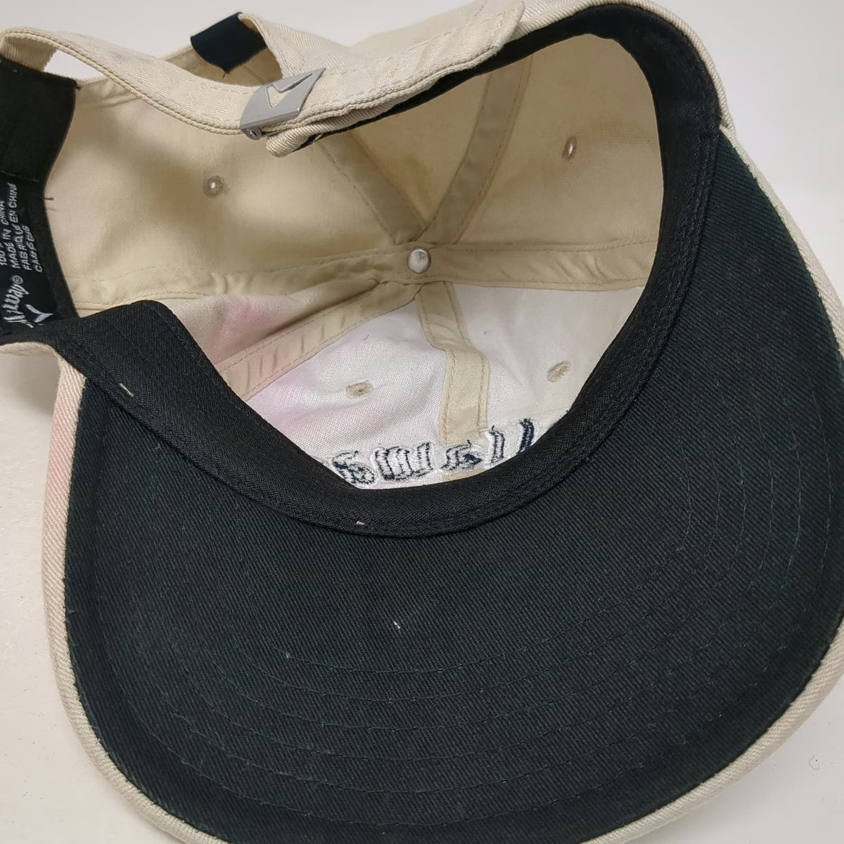 Callaway Baseball Cap Beige One Size Embroidered Logo Adjustable Strap Golf Hat