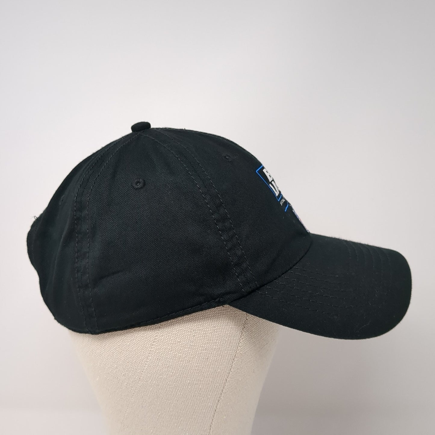 Bud Light NFL Snapback Hat Black One Size Adjustable Solid 6 Panel
