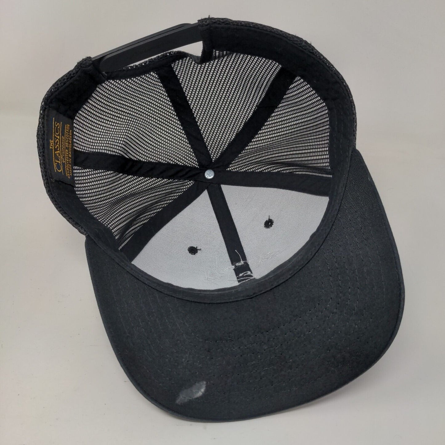 Westbound & Down Snapback Mesh Back Trucker Hat Black One Size Yupoong