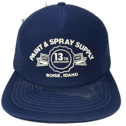 Sportcap 5 Panel Blue One Size Hat Paint Spray Supply Boise Idaho 1985 Snapback