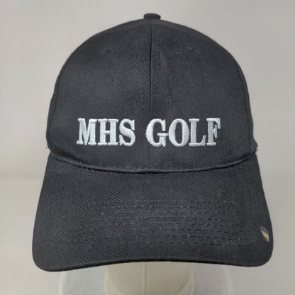 MHS Golf Strapback Hat Black Small Adjustable Embroidered Pro 214 Richardson
