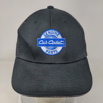 Cub Cadet Genuine Parts Snapback Mesh Back Trucker Hat Black One Size