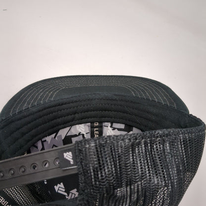 Mission43 Snapback Mesh Back Trucker Hat Black OSFM Colorblock