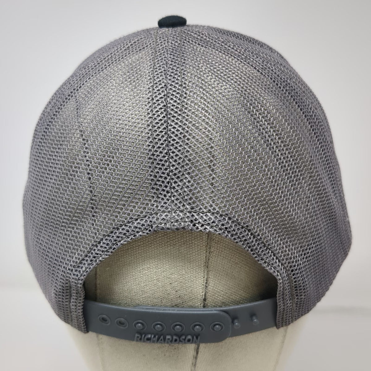 Richardson Trucker Hat Black One Size Prairie Flower Casino Mesh Snapback Logo