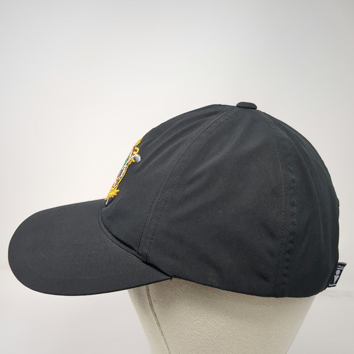 Golf Pointe Baseball Cap Black One Size Colouth Club Performance Slideback Hat