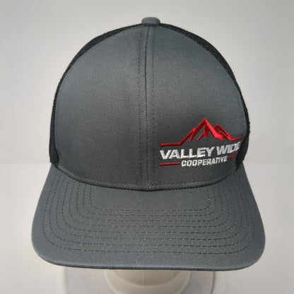 Valley Wide Cooperative Trucker Hat Gray OS Adjustable Mesh Pacific Headwear