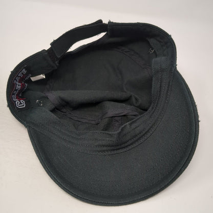 TCU Cadet Army Cap Black One Size Adjustable Rhinestone Collegiate Fashionista