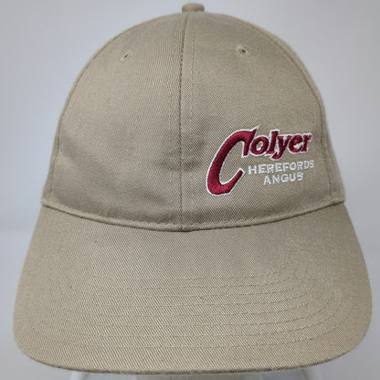 KC Baseball Cap Beige Red White One Size Recycled PET Strapback Hat Colyer