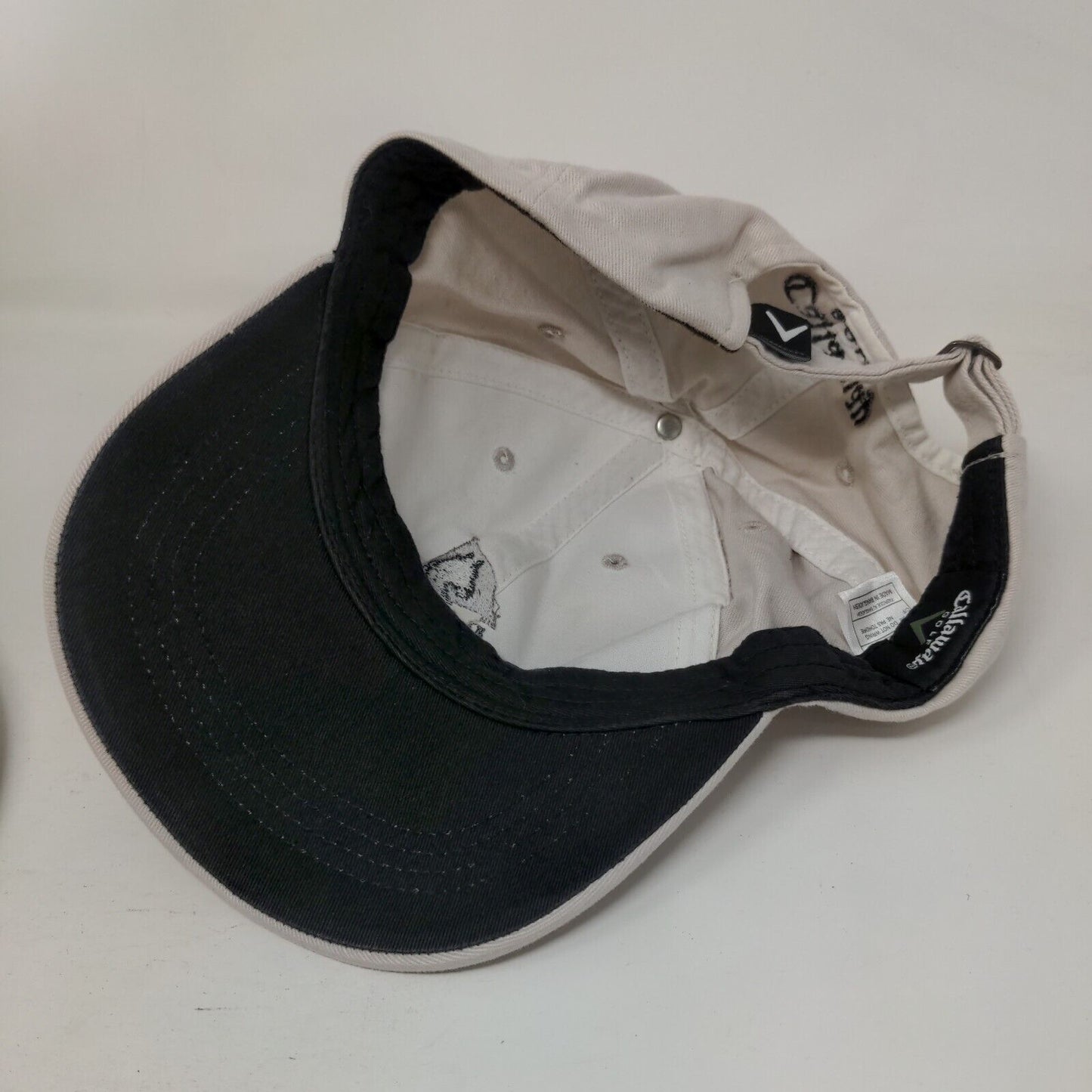 Patrick Farms Callaway Golf Slideback Hat Cream One Size Adjustable Embroidered