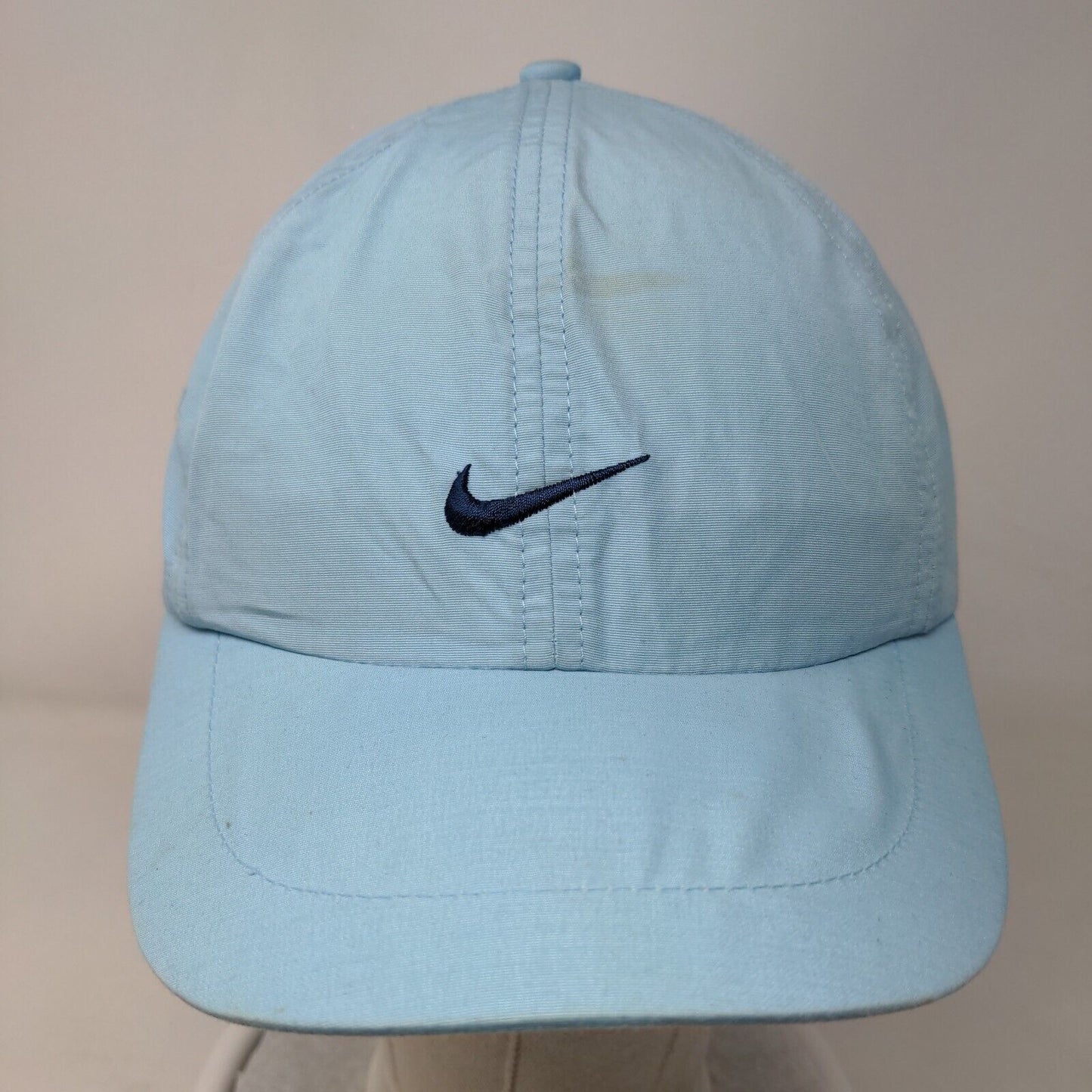 Nike Slideback Hat Blue OSFA Adjustable Embroidered Swoosh Logo 6 Panel