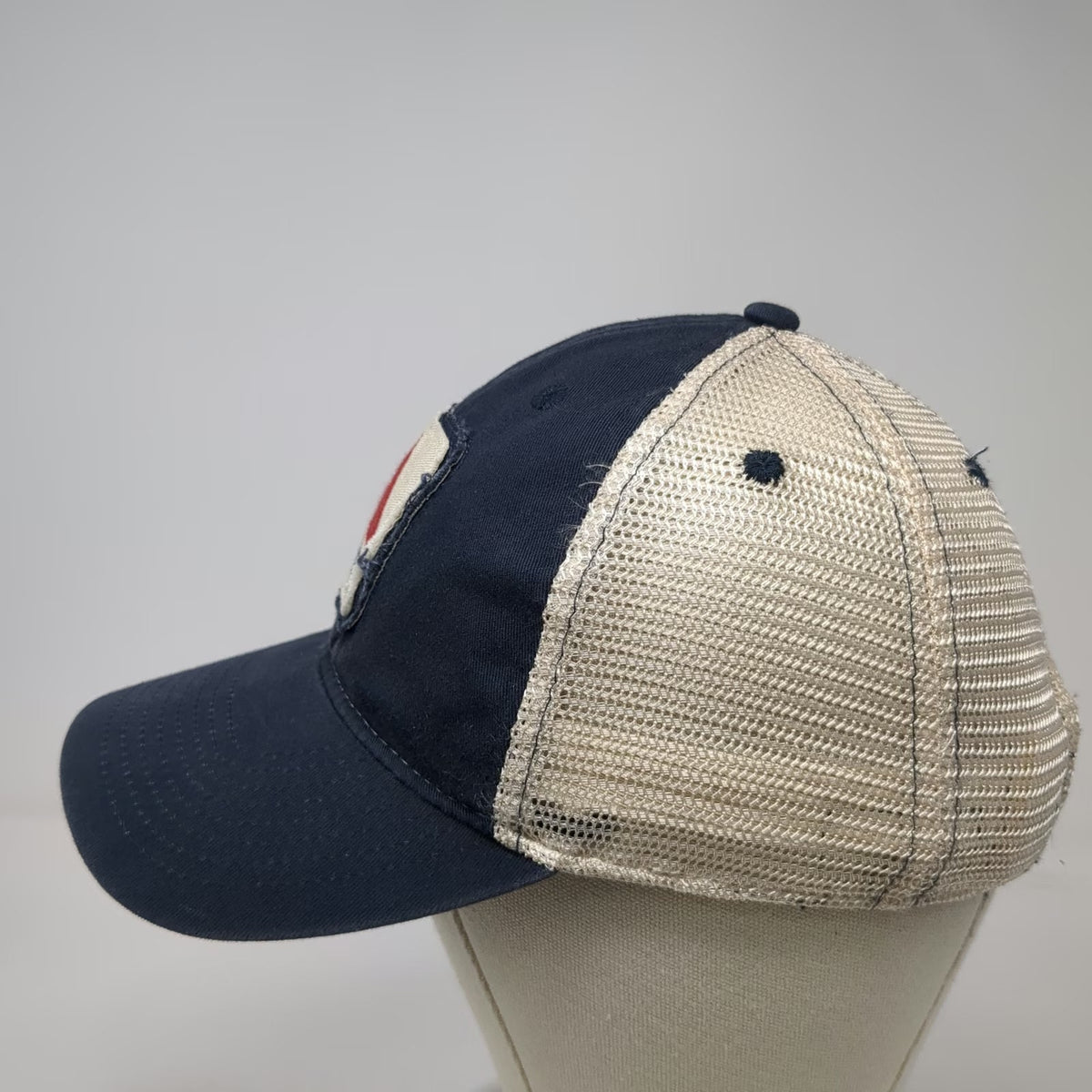 Legacy Chowdaheadz Blue Trucker Hat One Size Fenway Park Red Triangle Snapback