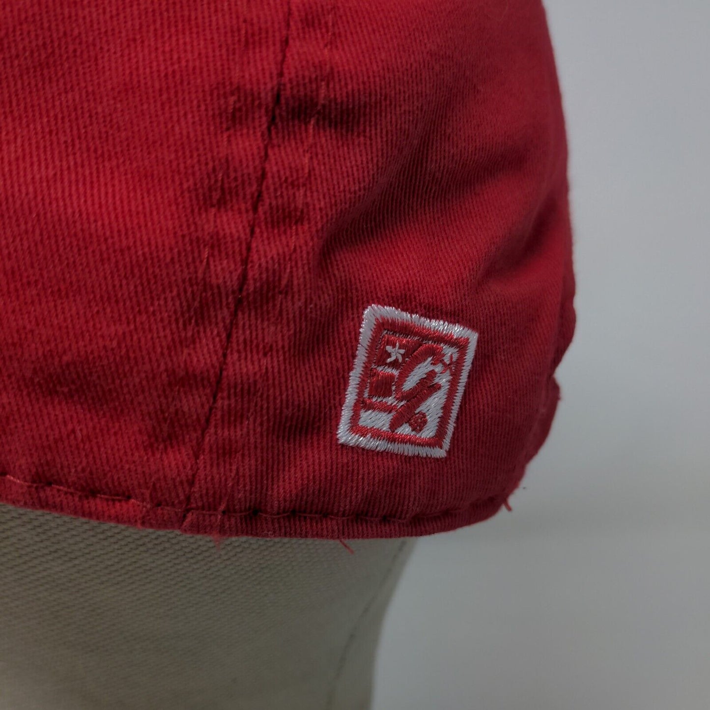 The Game Men's Slideback Hat Red Size OSFM Embroidered BG Squirrel Logo