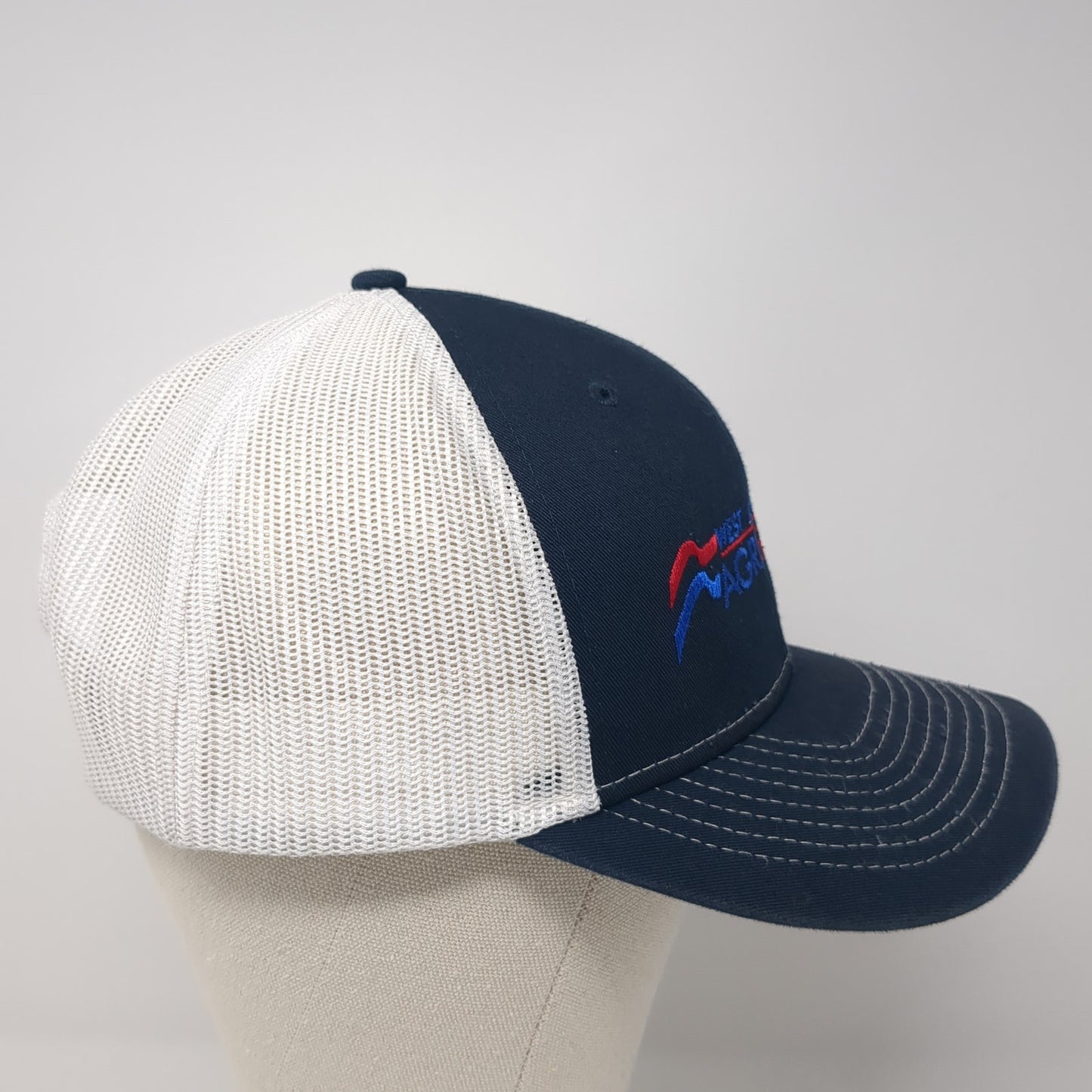 West Central Agri Services Mesh Back Trucker Hat Blue One Size Paramount