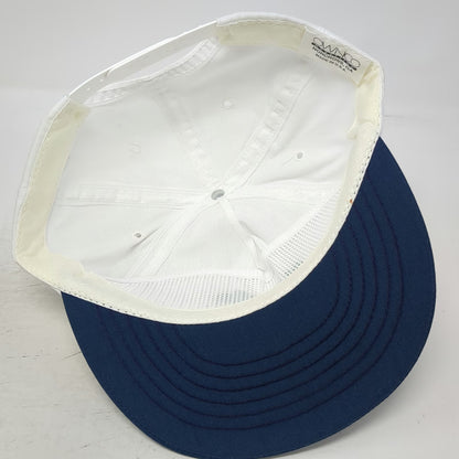 OWNCO Georgia-Pacific Hardwoods 5 Panel White Blue Vintage Snapback Hat Trees