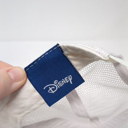 Mickey Mouse Snapback Trucker Hat White OSFA Mesh Back Disney