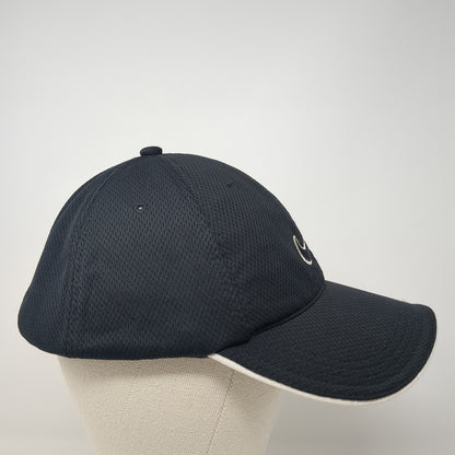 Nike Golf Shoal Creek Strapback Hat Black One Size Embroidered Swoosh