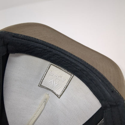 VA RVCA Snapback Trucker Hat Brown Boys One Size Mesh Back Colorblock