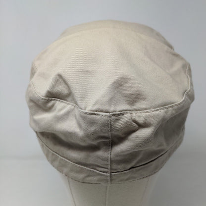 Newhattan Women's Cadet Cap Hat Tan Size XL Blank 100% Cotton