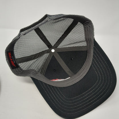 Valleywide Cooperative Snapback Trucker Hat Black OS Adjustable Mesh Back Otto