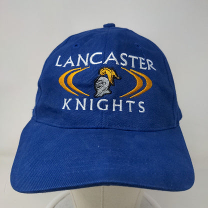 OC Sports Men's Slideback Hat Blue OSFA Embroidered Lancaster Knights Logo