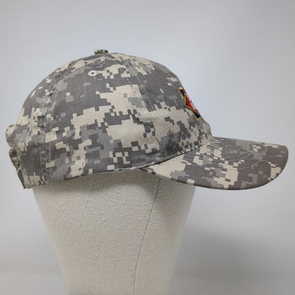 Apollo Dietz & Watson Digital Camo Hat Gray Baseball Cap OS USA Flag Embroidered