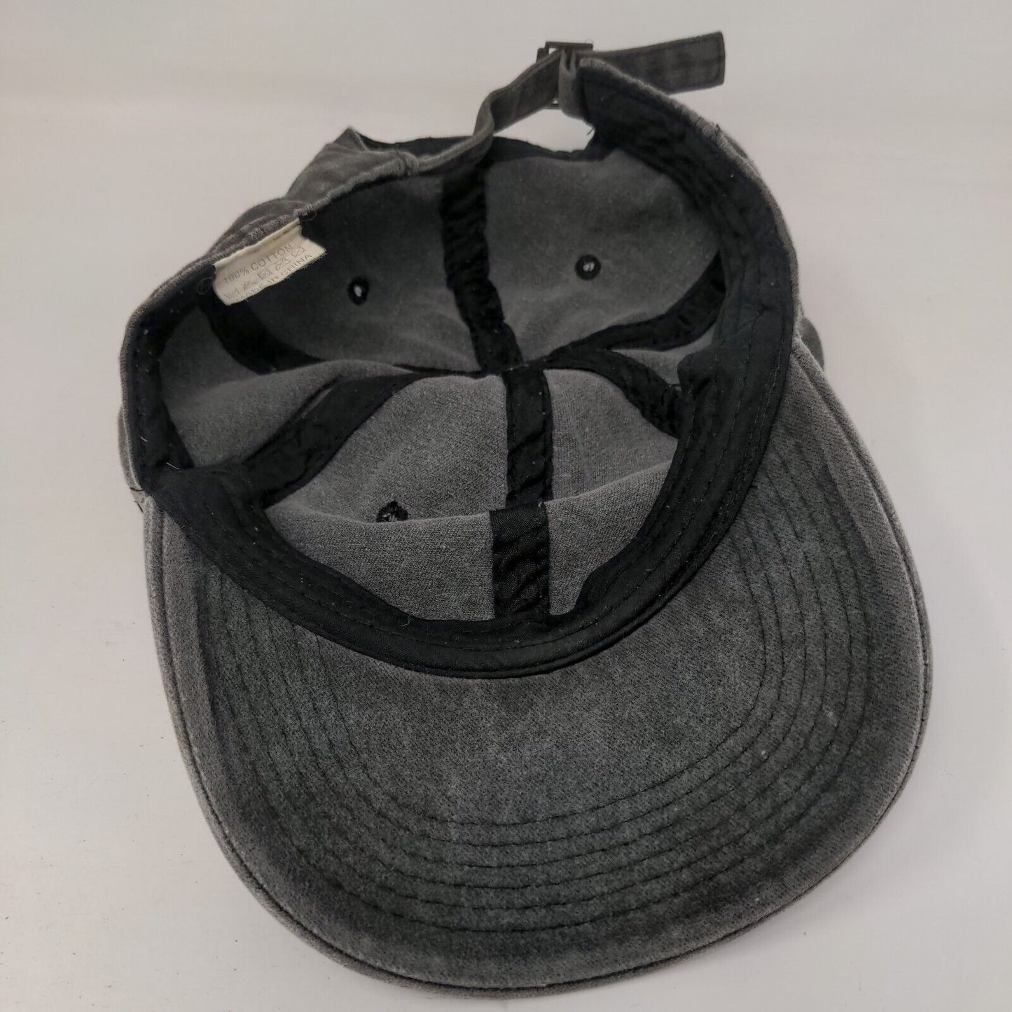 Home Girl Slideback Hat Gray One Size Adjustable 6 Panel Vent Holes