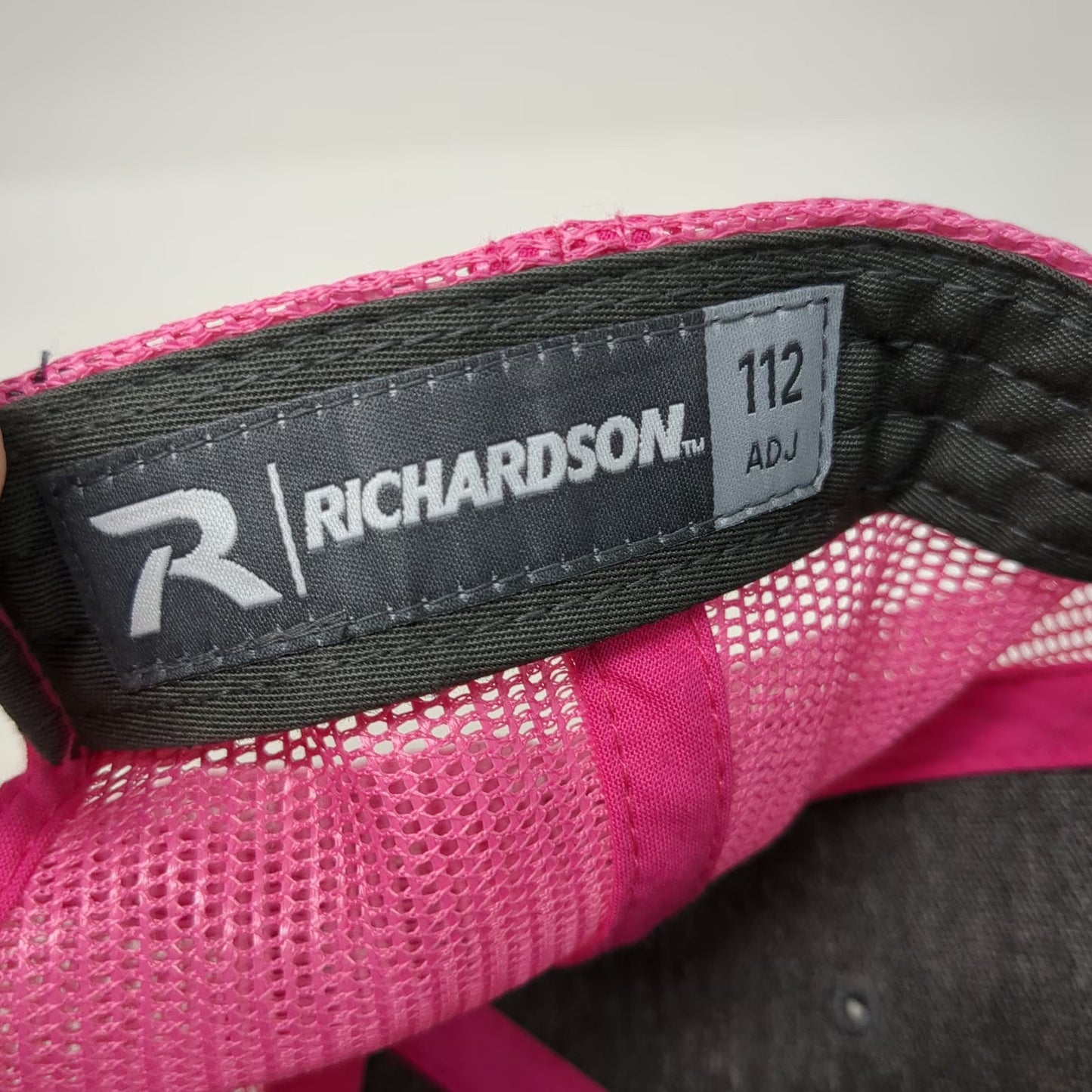 Richardson Trucker Hat Gray Pink One Size Sockeye Brewing Salmon Mesh Snapback