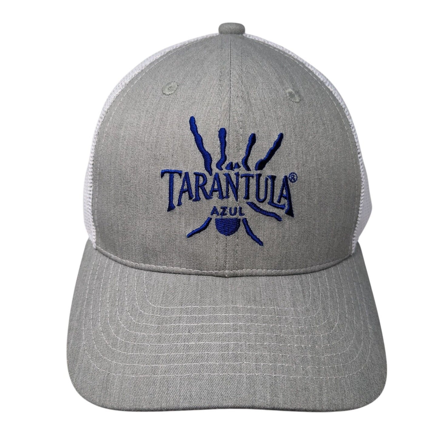 Tarantula Azul Snapback Trucker Hat Gray OS Adjustable Embroidered Mesh Back