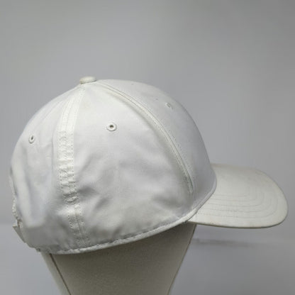 Adidas Baseball Cap White One Size Slideback Polyester Logo Athletic Sports Hat