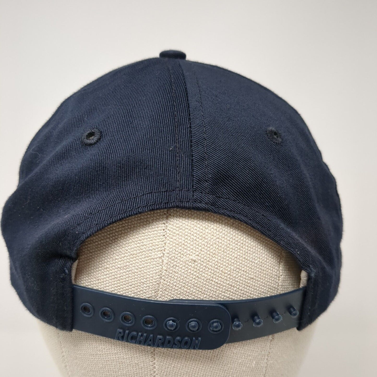 Letter J Snapback Hat Blue Small Adjustable Embroidered Richardson