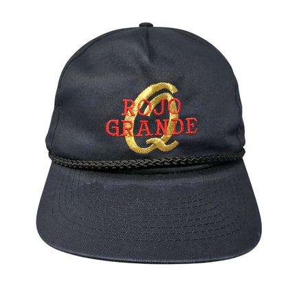 Rojo Grande Snapback Rope Hat Black One Size Adjustable Cobra Caps