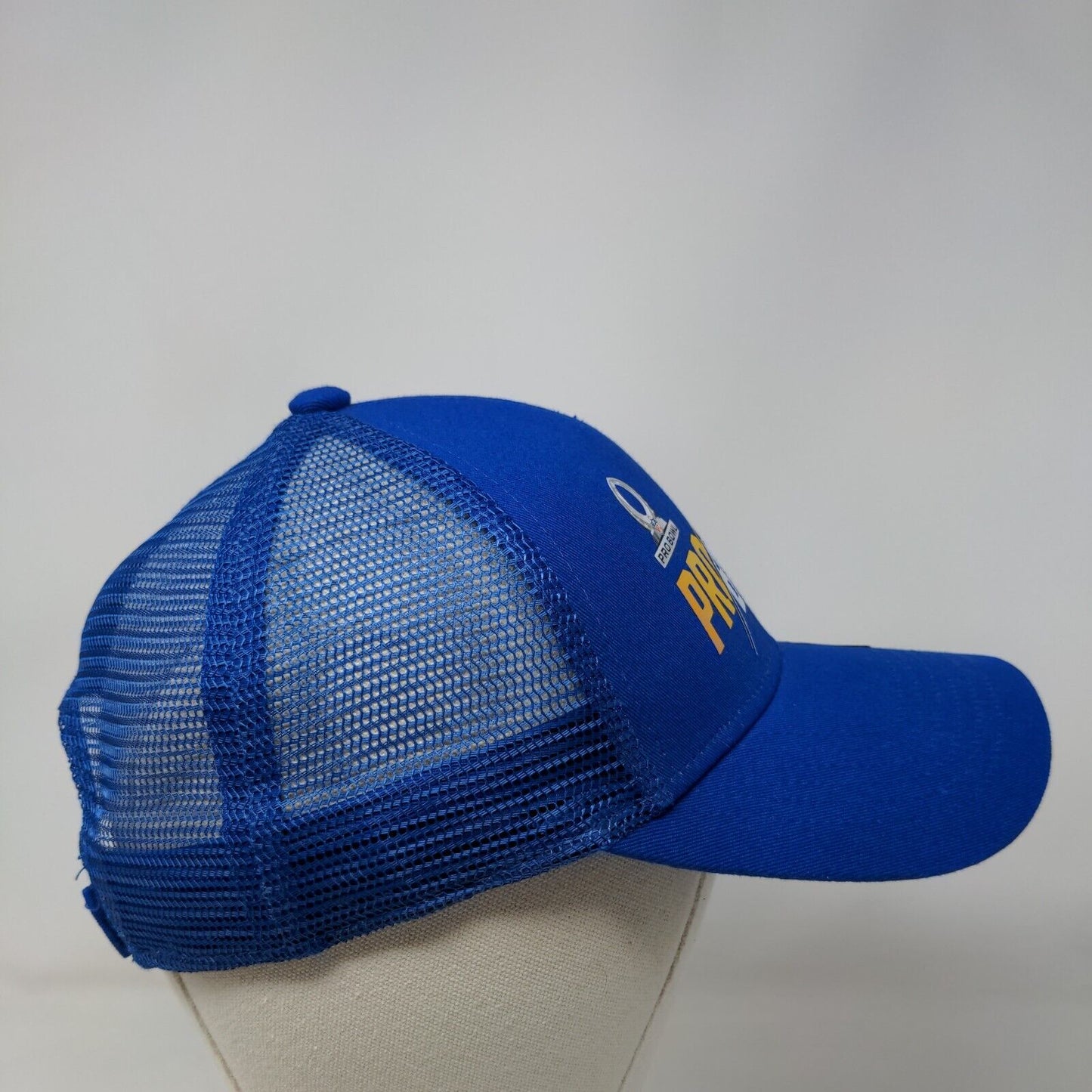 NFL Pro Bowl 17 Strapback Mesh Back Hat Blue Embroidered Logo Adjustable