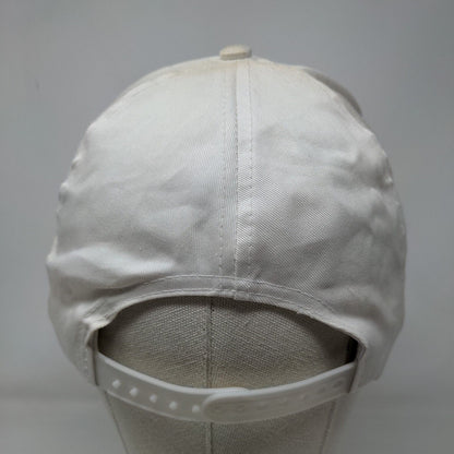 Cheers Meet Me In Charlotte Snapback Hat White One Size Embroidered