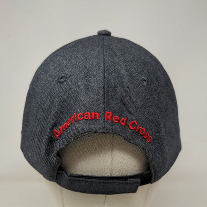 Members For Life Strapback Hat Gray One Size American Red Cross