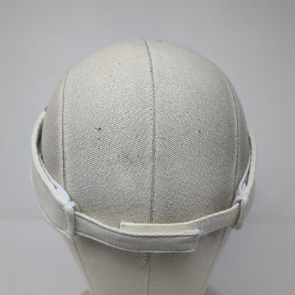 Goodwood Barbecue Company Strapback Visor Hat White One Size Sport-Tek