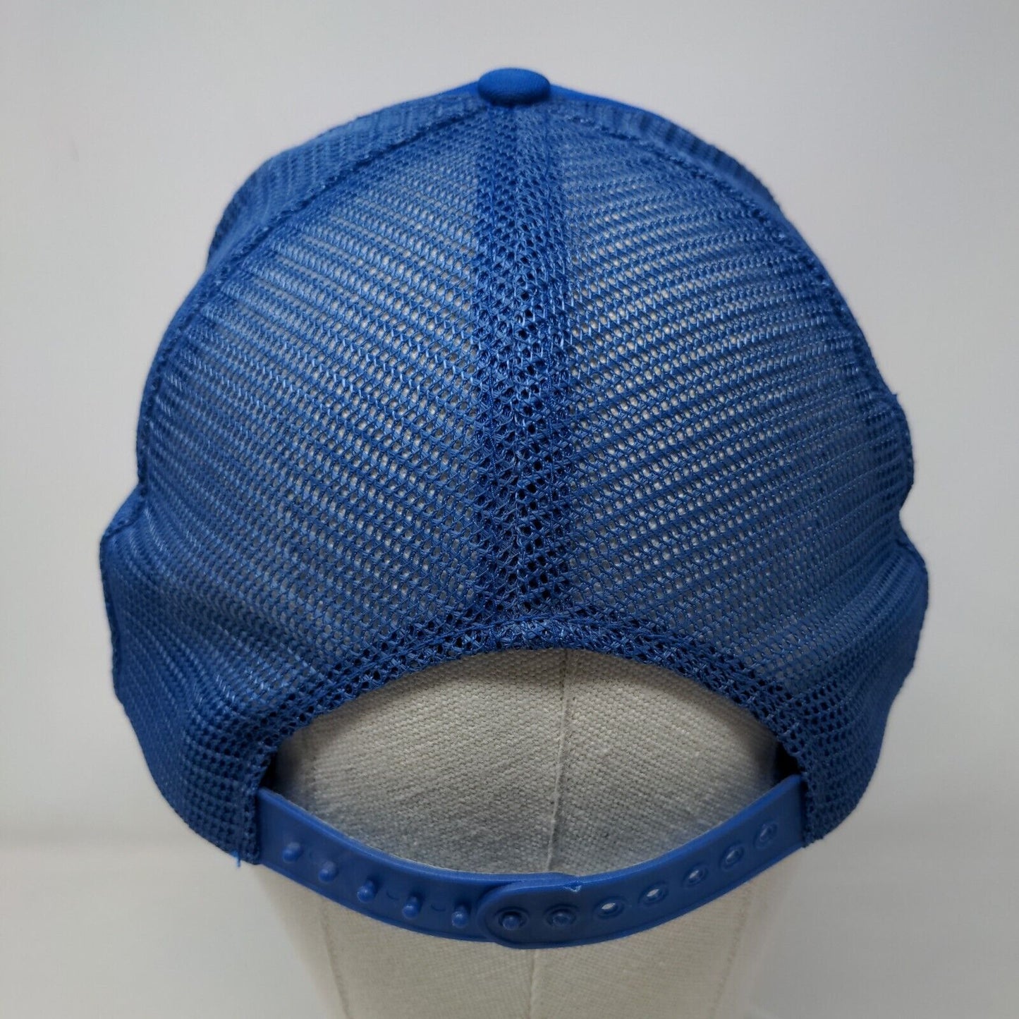 Praise The Lord Snapback Mesh Back Trucker Hat Blue OSFA Speedway