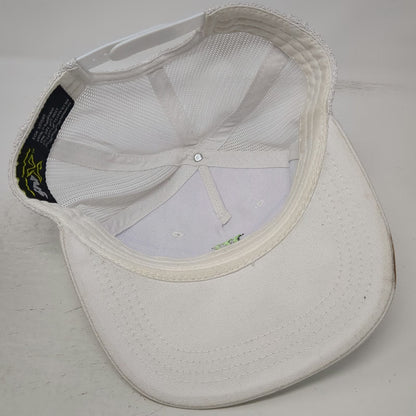 Monster Energy AMA Supercross Championship White Trucker Hat One Size Mesh Blue