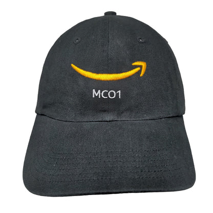 Amazon #MC01 Slideback Hat Black Richardson R55 Embroidered Logo Employee