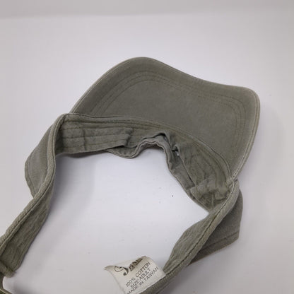 Death Valley Strapback Sun Visor Hat Green One Size Adjustable Jhats