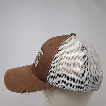 Scheels Bigfoot Sasquatch Snapback Trucker Hat Brown One Size Mesh Back