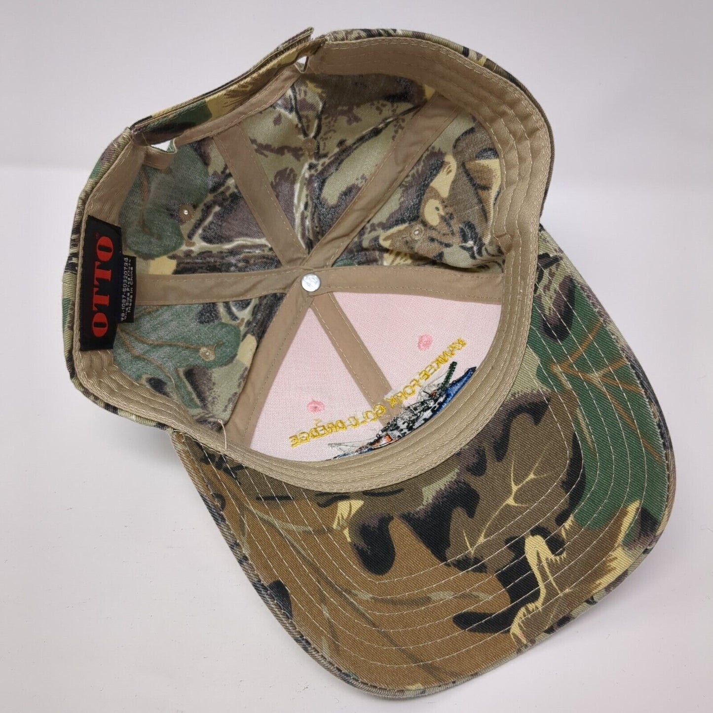 Yankee Fork Gold Dredge Bonanza Idaho Strapback Hat Camo OS Adjustable Otto