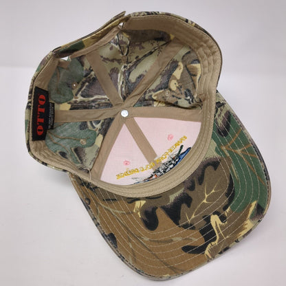 Yankee Fork Gold Dredge Bonanza Idaho Strapback Hat Camo OS Adjustable Otto